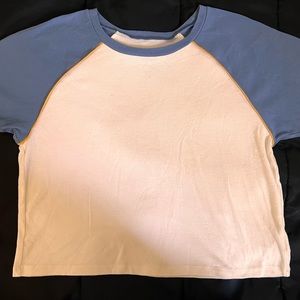 COPY - American Eagle Cropped T-Shirt (size:L)